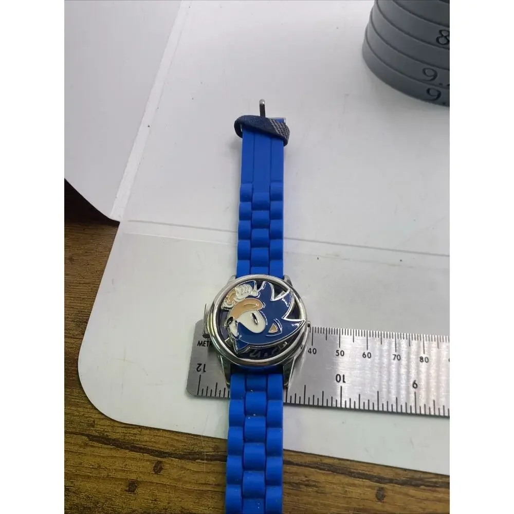 Sonic The Hedge Hog Spinning Watch Unisex New Battery